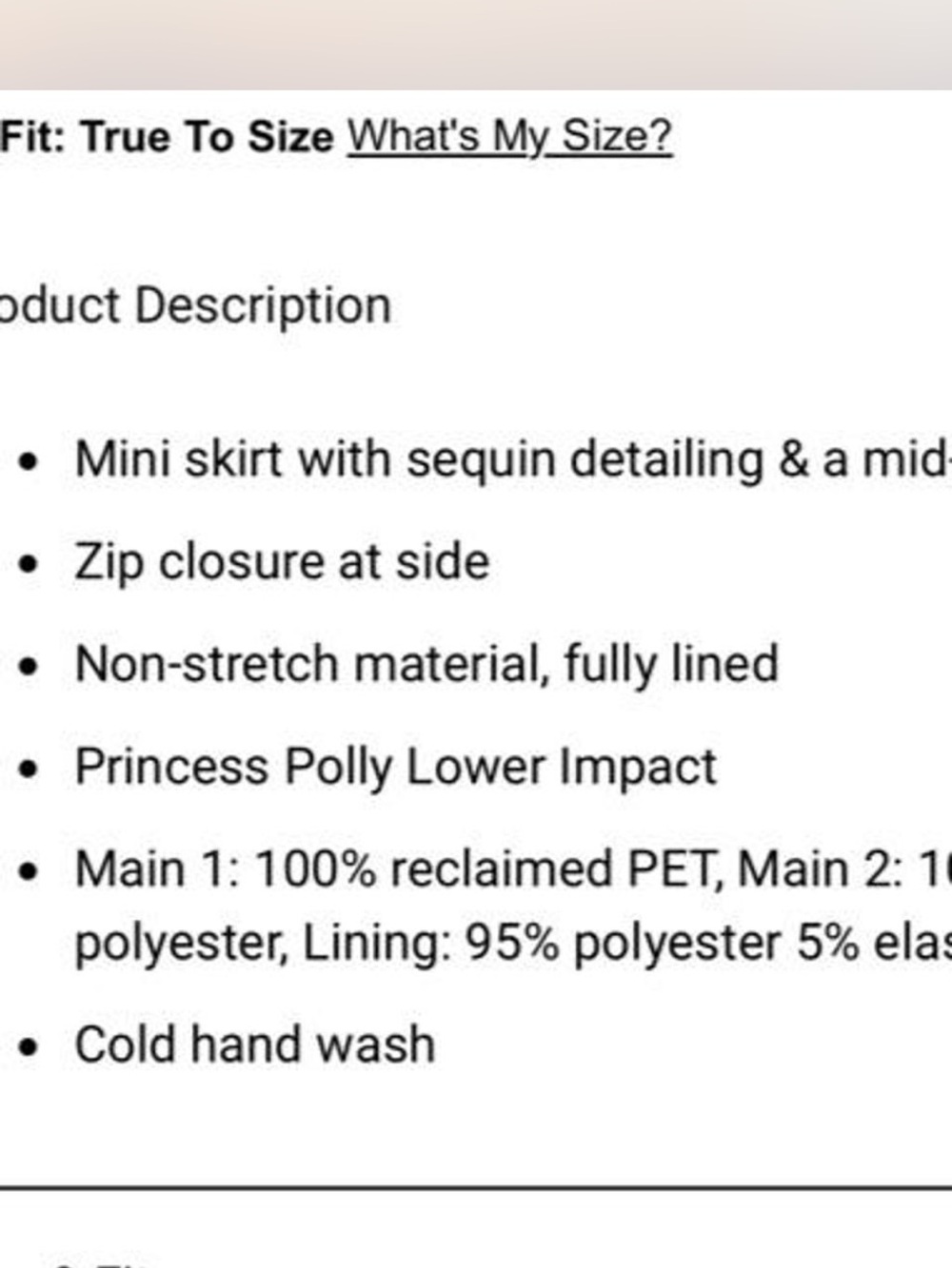 Princess Polly Burgundy Sequin Mini Skirt - Picture 7 of 7